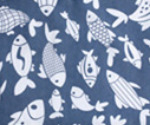 Catch of The Day Tea Towel Pack - Blue / White